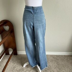 Knox Rose Light Blue Flare Jeans